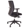 Ergo Go bureaustoel - vaste gestoffeerde rug stofkleur zwart bureaustoelen MKB