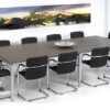 Qbic vergadertafel -3200x160cm tbv 10-12 personen