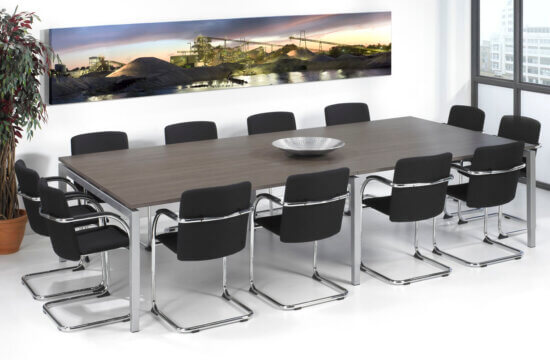 Qbic vergadertafel -3200x160cm tbv 10-12 personen