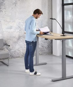 Off130 zit-sta bureau alu frame halifax blad