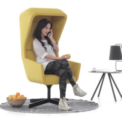 Positiva Chair met hoge rug en kap tbv privacy