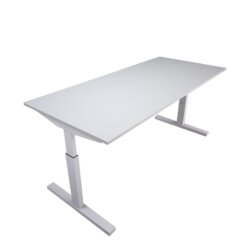 Pinta bureau met witte poot en wit blad | Bureaustoelen MKB