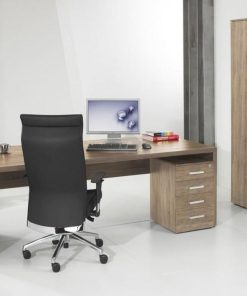 Directie Bureau Baas-1 Robson Eiken met ladeblok Bureaustoelen MKB