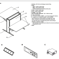 Flow Duo technische spec's en display mogelijkheden. MDD | Bureaustoelen MKB