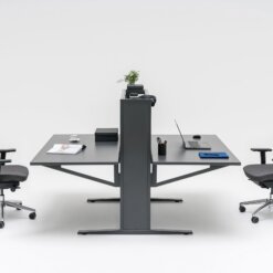 Duo Flow | duo zit sta bureau, kleur anthraciet. MDD | Bureaustoelen MKB