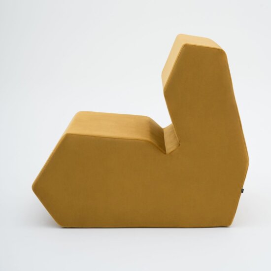 Get-In-Shape lounge meubilair in gele stofkleur. MDD | Bureaustoelen MKB