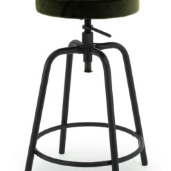 Barkruk Toon in velours bekleding kleur Olive | Bureaustoelen MKB