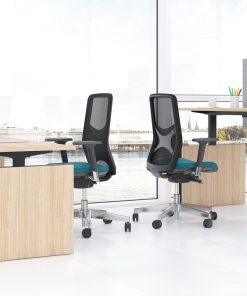 Modus scherm, twee kleurig. Bureaustoelen MKB