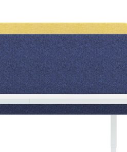 Scherm 530, 53 cm boven bureau werkblad. Bureaustoelen MKB