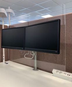 Plexi beeldscherm ook voor duo