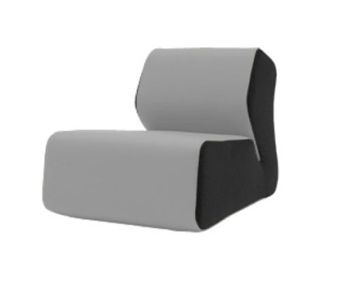 Hugo Lounge in Felt combi stof. Bureaustoelen MKB