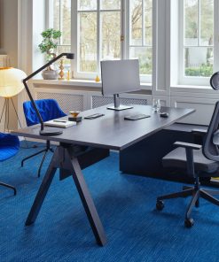 Viga Executive Desk Dark Oak sideboard rechts Baltic Chair