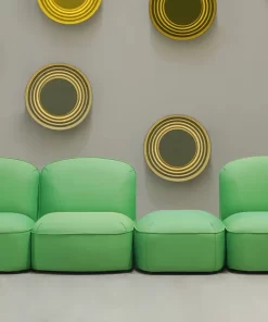 MayDay bank geschakeld - Stof groen - Bureaustoelen MKB