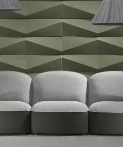 MayDay bank geschakeld - Stof grijs - Bureaustoelen MKB