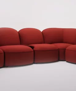 MayDay bank geschakeld - Stof rood - Bureaustoelen MKB