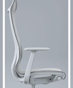 D-Chair in grijs frame met grijze stof mesh