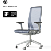 D-Chair, Narbutas, grijs frame mesh Stof