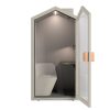 Silent Box Cottage Beige deur open