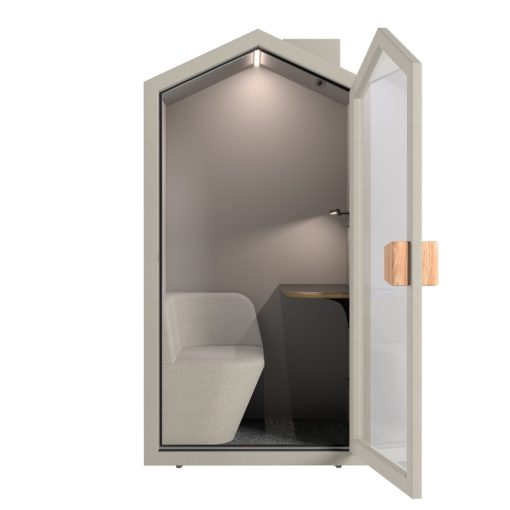 Silent Box Cottage Beige deur open