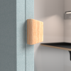 Silent Box Cottage Groen detail deurknop
