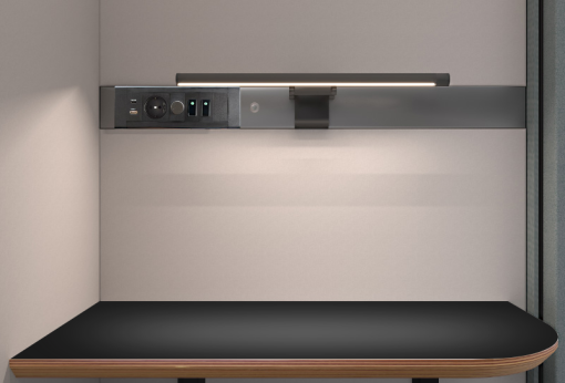 Silent Box Cottage detail werkblad en verlichting