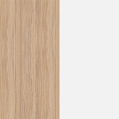 Blad Amber Oak - Rand White