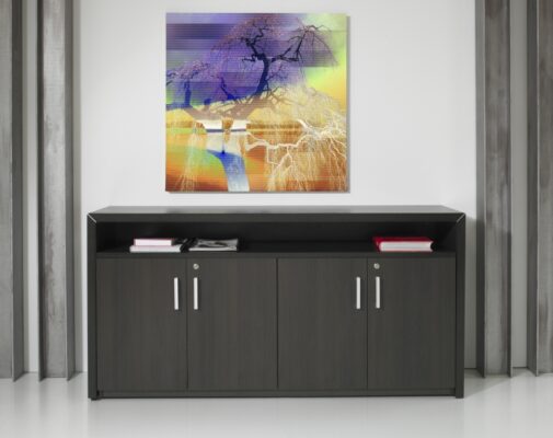 Dressoir kast donker eiken